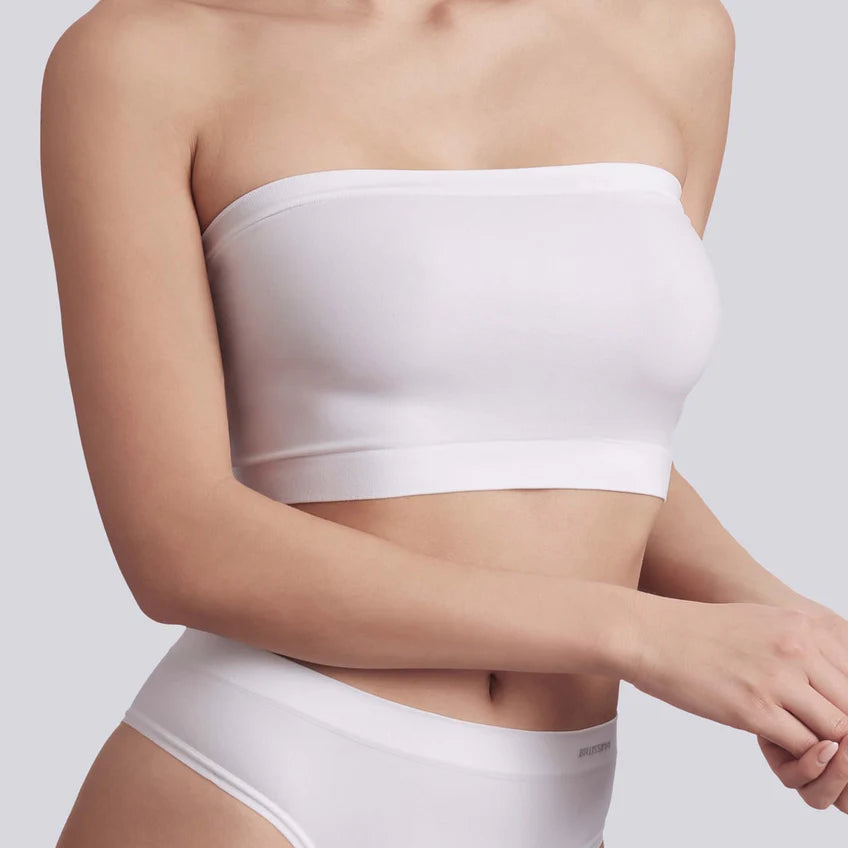 Reggiseno a fascia in microfibra