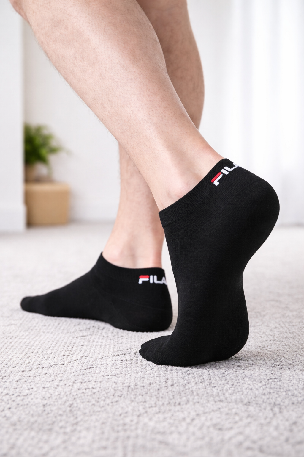 3 Pezzi Calze Fila Fantasmino
