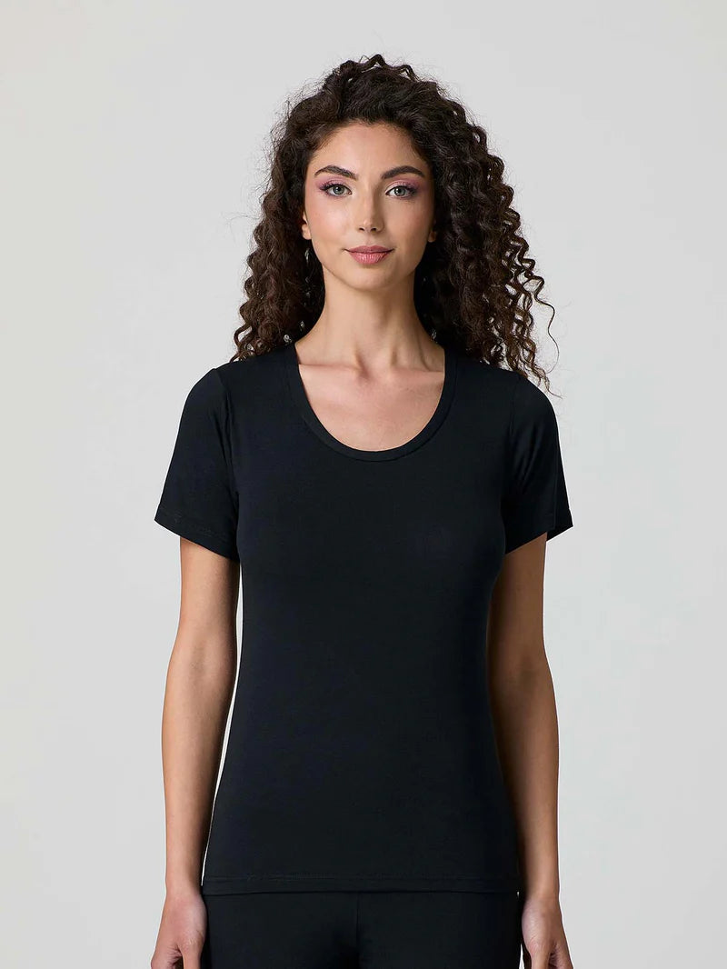 T-shirt donna in micromodal linea relax