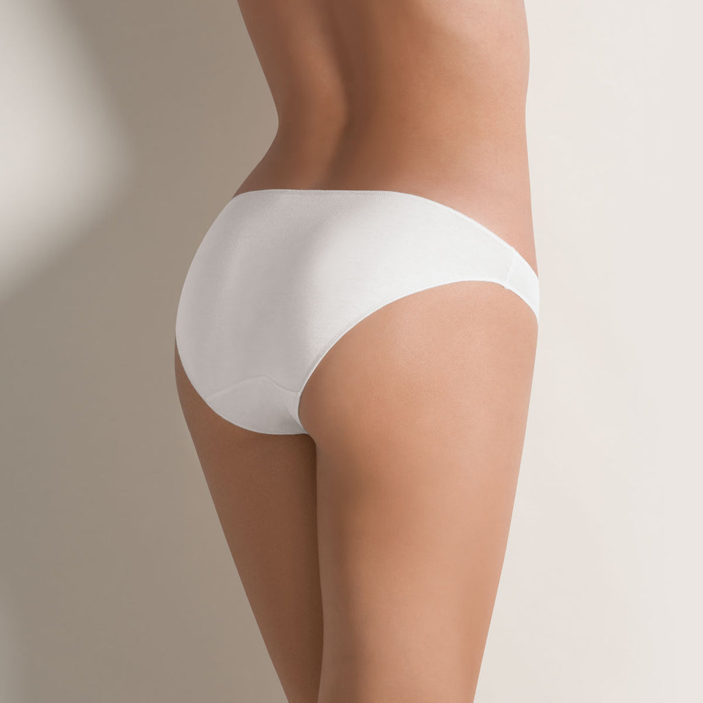 3 Pezzi Slip Cotonella vita bassa senza elastico