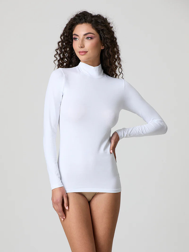 Lupetto Jadea a manica lunga in cotone elasticizzato