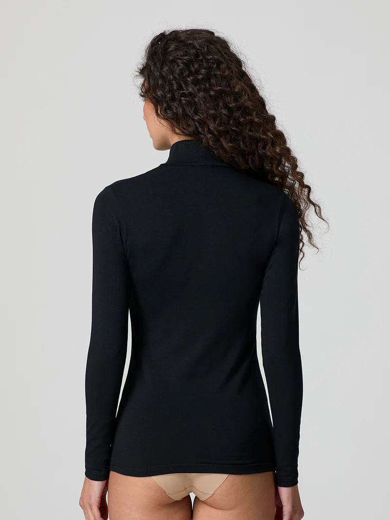 Lupetto Jadea a manica lunga in cotone elasticizzato