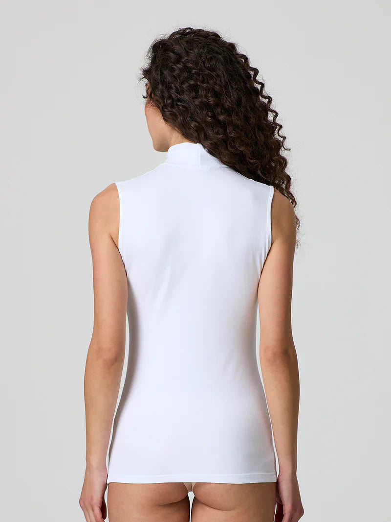 Lupetto Jadea smanicato in cotone elasticizzato