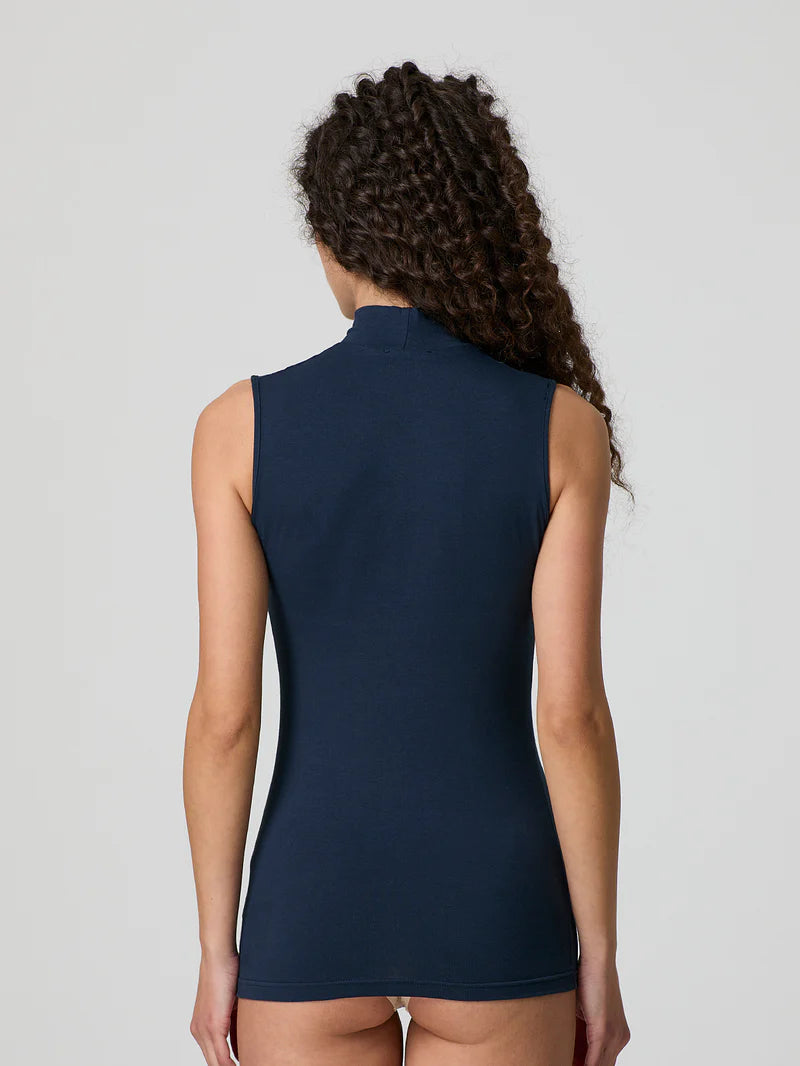 Lupetto Jadea smanicato in cotone elasticizzato