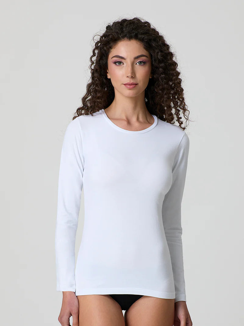 Maglia Jadea a girocollo in caldo cotone