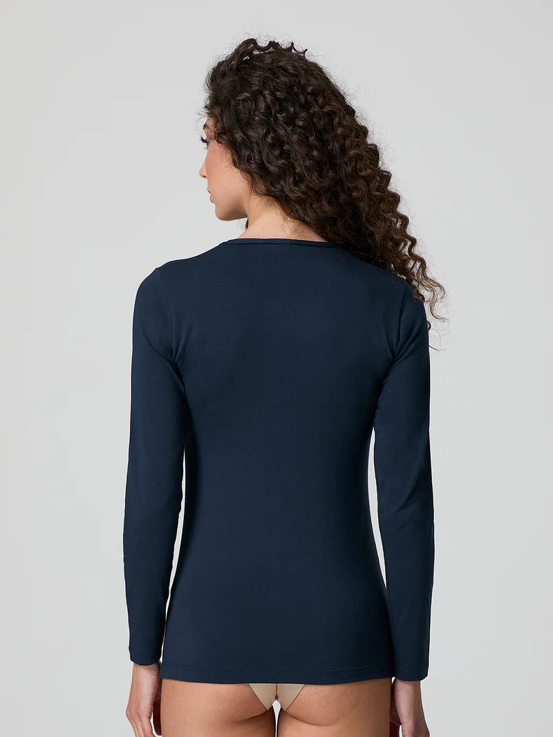 Maglia Jadea a girocollo in caldo cotone