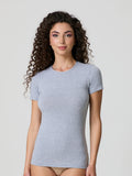 T-shirt Jadea a girocollo in cotone modal