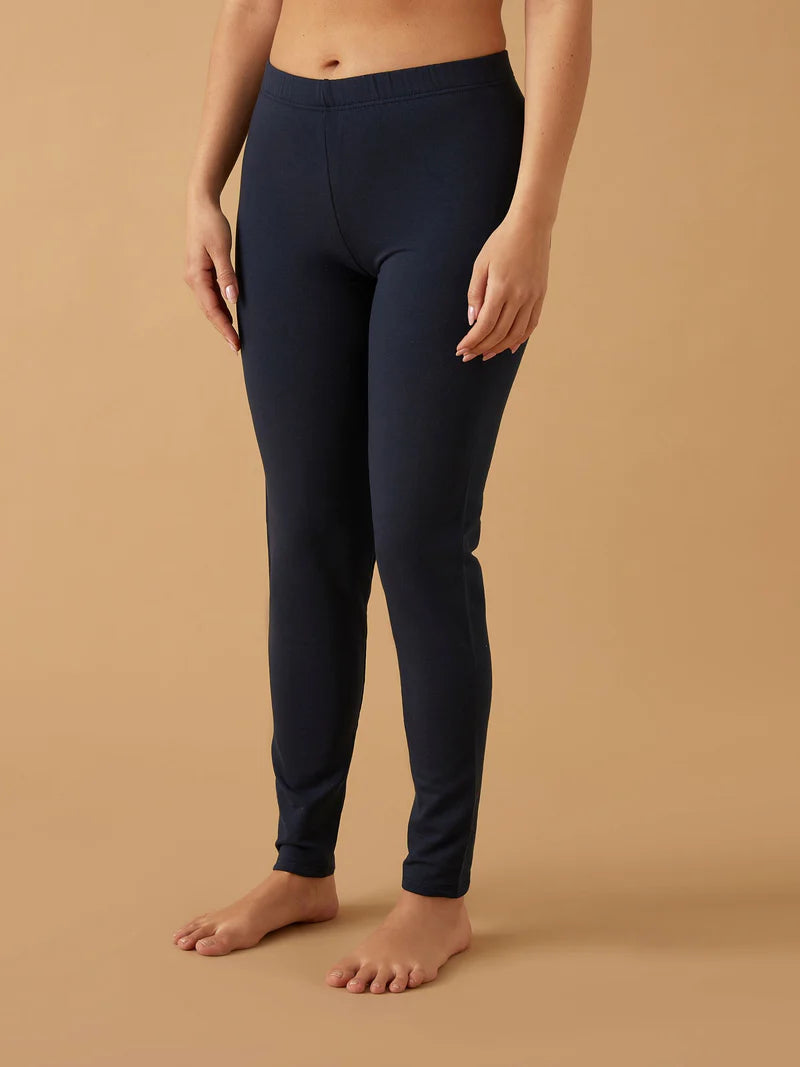 Leggings Jadea taglie maxi in cotone doppiato