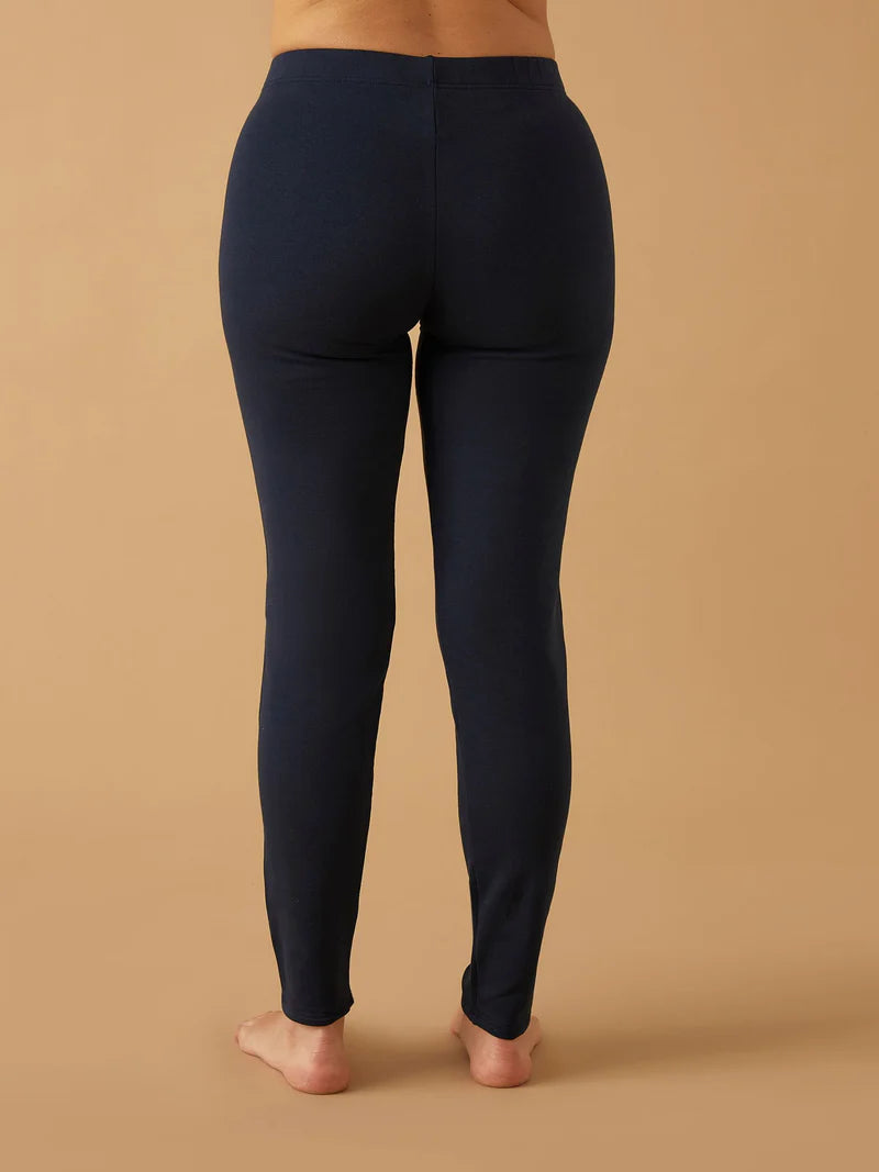 Leggings Jadea taglie maxi in cotone doppiato