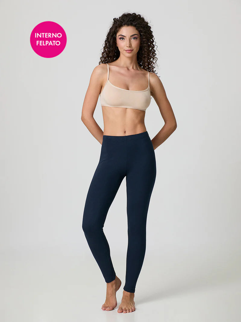 Leggings Jadea felpato in caldo cotone