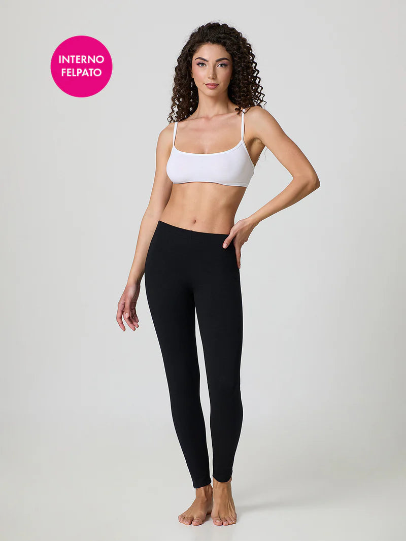 Leggings Jadea felpato in caldo cotone