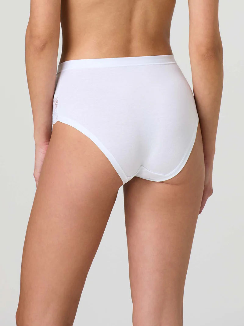 3 pezzi Midi Jadea in cotone modal con fascia e pizzo frontale