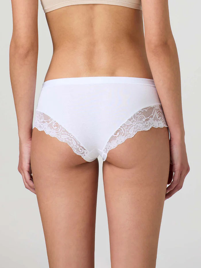 3 Pezzi Slip short Jadea in cotone modal e pizzo