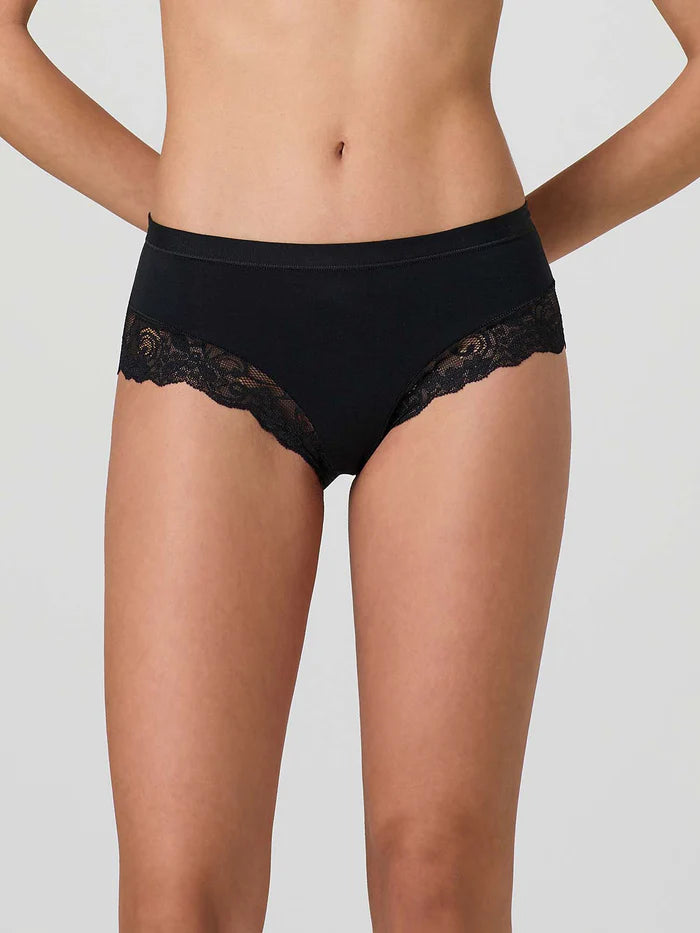 3 Pezzi Slip short Jadea in cotone modal e pizzo