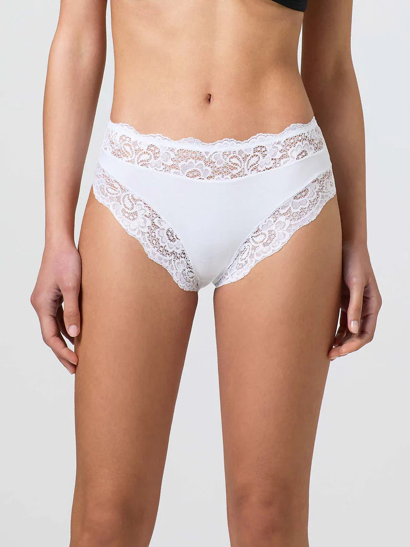3 pezzi Slip Jadea in cotone modal e pizzo