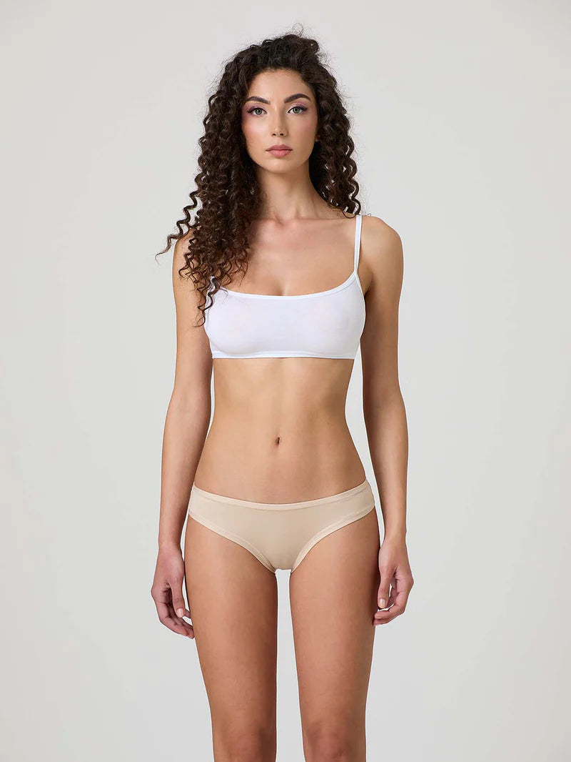 3 pezzi Slip Jadea a vita bassa in cotone modal