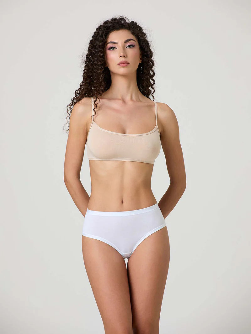 3 pezzi Slip Jadea midi in cotone modal