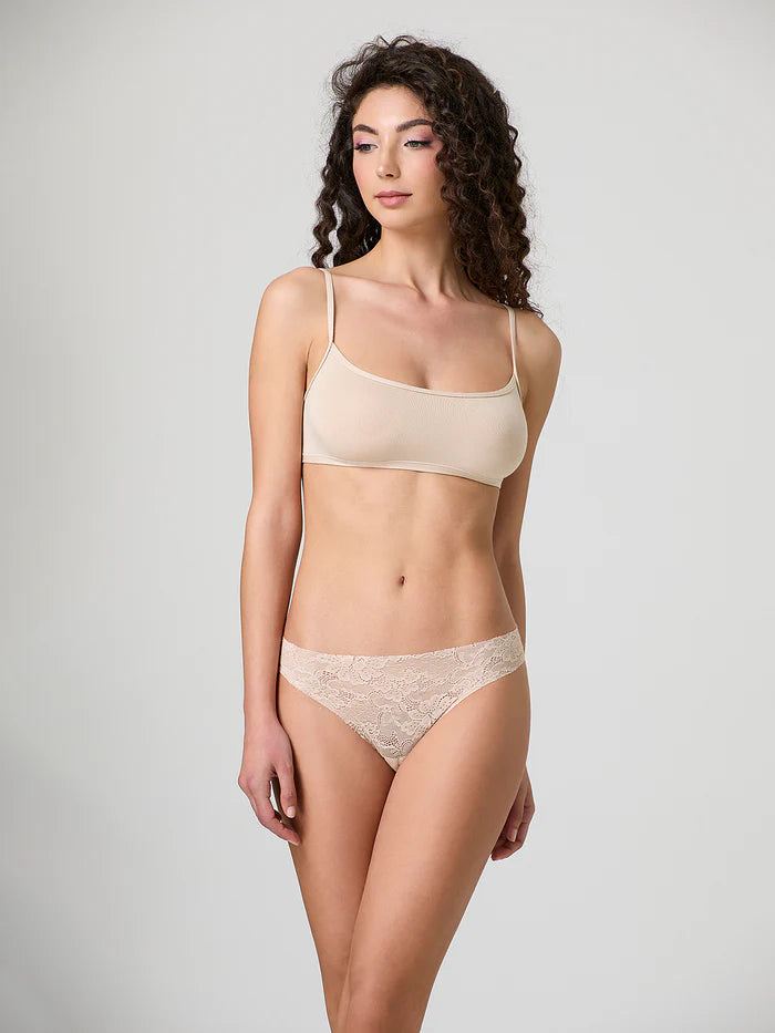 3 pezzi Slip Jadea in pizzo taglio laser