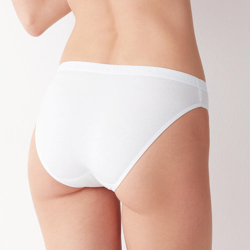 2 Pezzi Slip Cotonella con elastico in vita