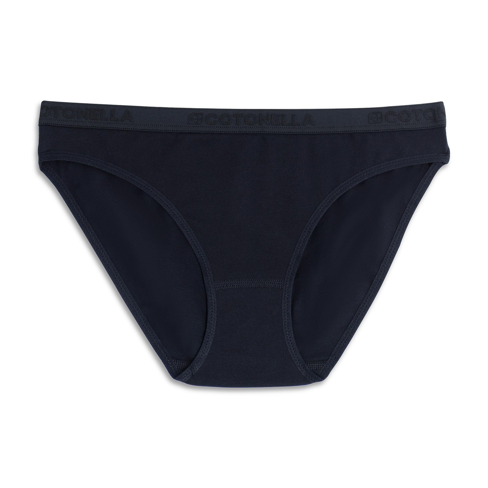 2 Pezzi Slip Cotonella con elastico in vita