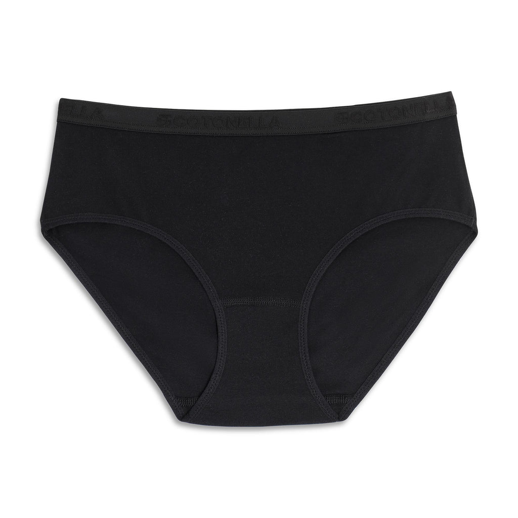 2 Pezzi Slip midi Cotonella con elastico in vita