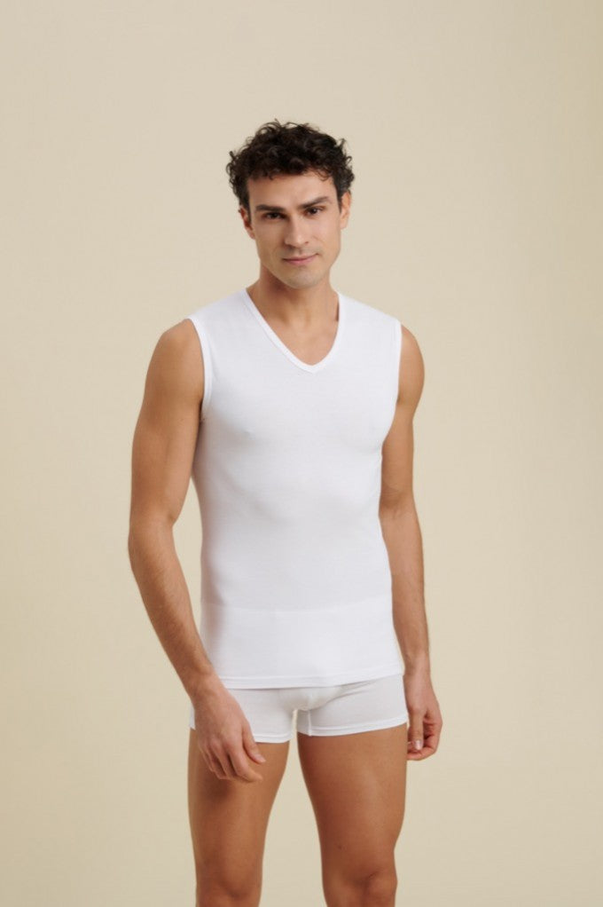 Smanicato a V elasticizzato Made in Italy