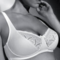 Reggiseno contenitivo foderato in cotone
