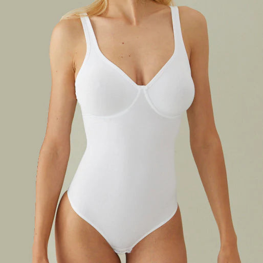 Body Gios traspirante con coppe preformate e spalline integrate