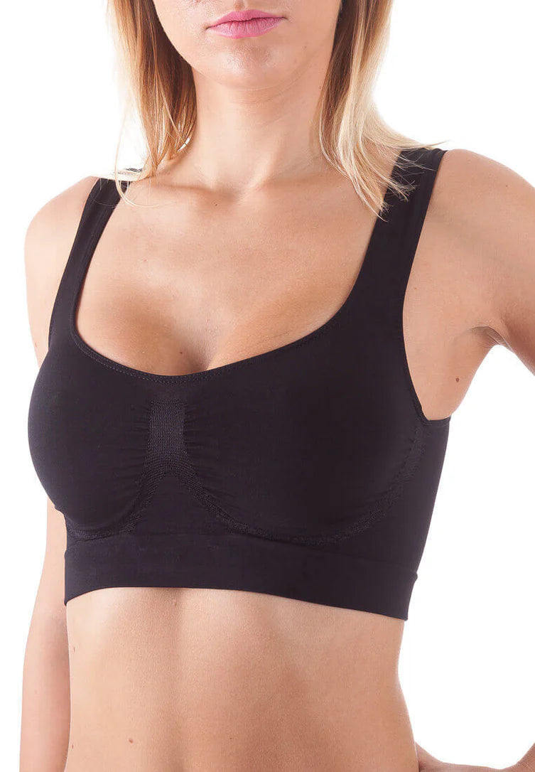 Reggiseno microfibra Bra Modellante Push Up senza cuciture