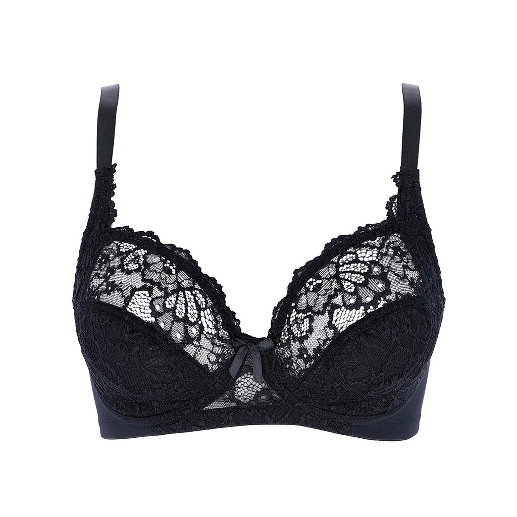 Reggiseno Cotonella sfoderato senza ferretto in microfibra e pizzo