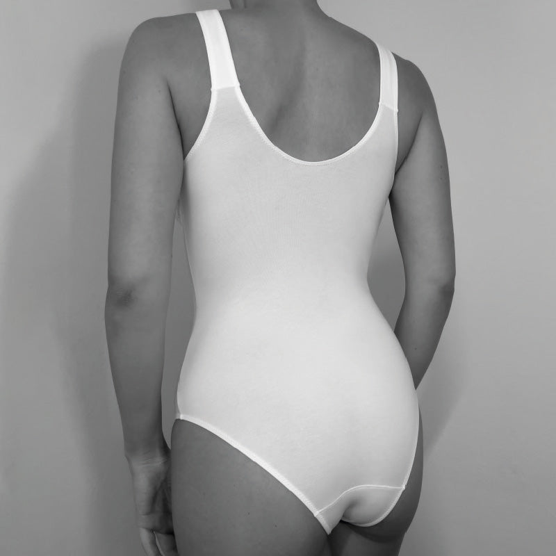 Body Gios in cotone biologico e retro tipo canottiera