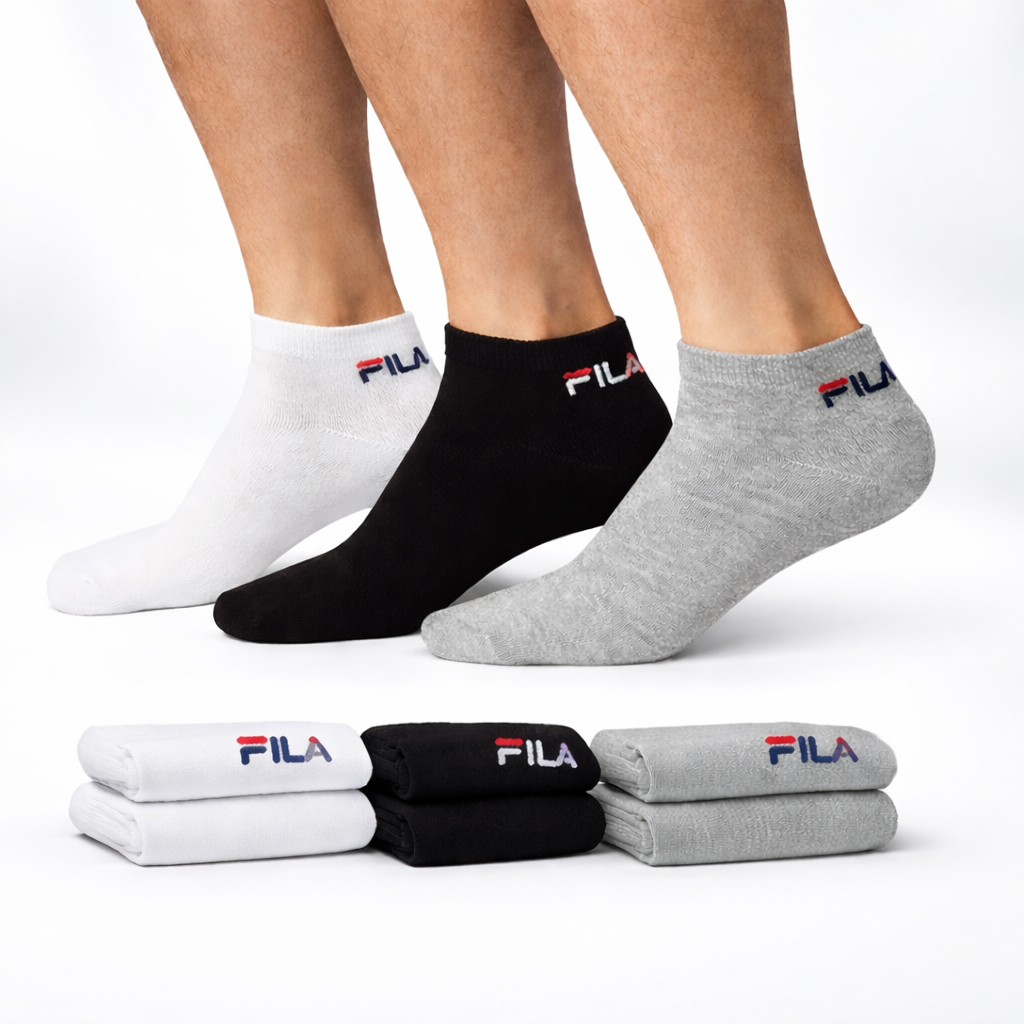 3 Pezzi Calze Fila Fantasmino