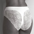 Culotte Gios in pizzo effetto perizoma e tessuto a pois