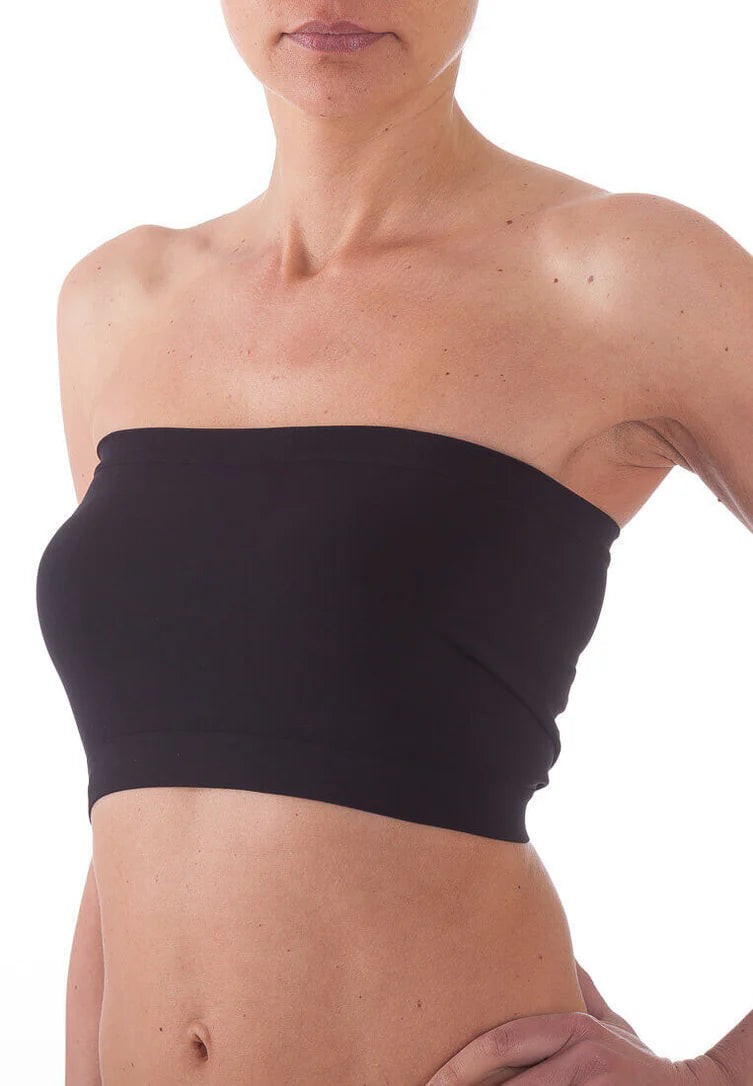 Reggiseno a fascia in microfibra