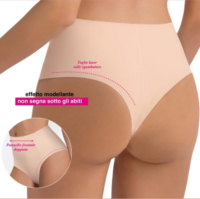 Guaina brasiliana Sièlei taglio laser effetto modellante in microfibra