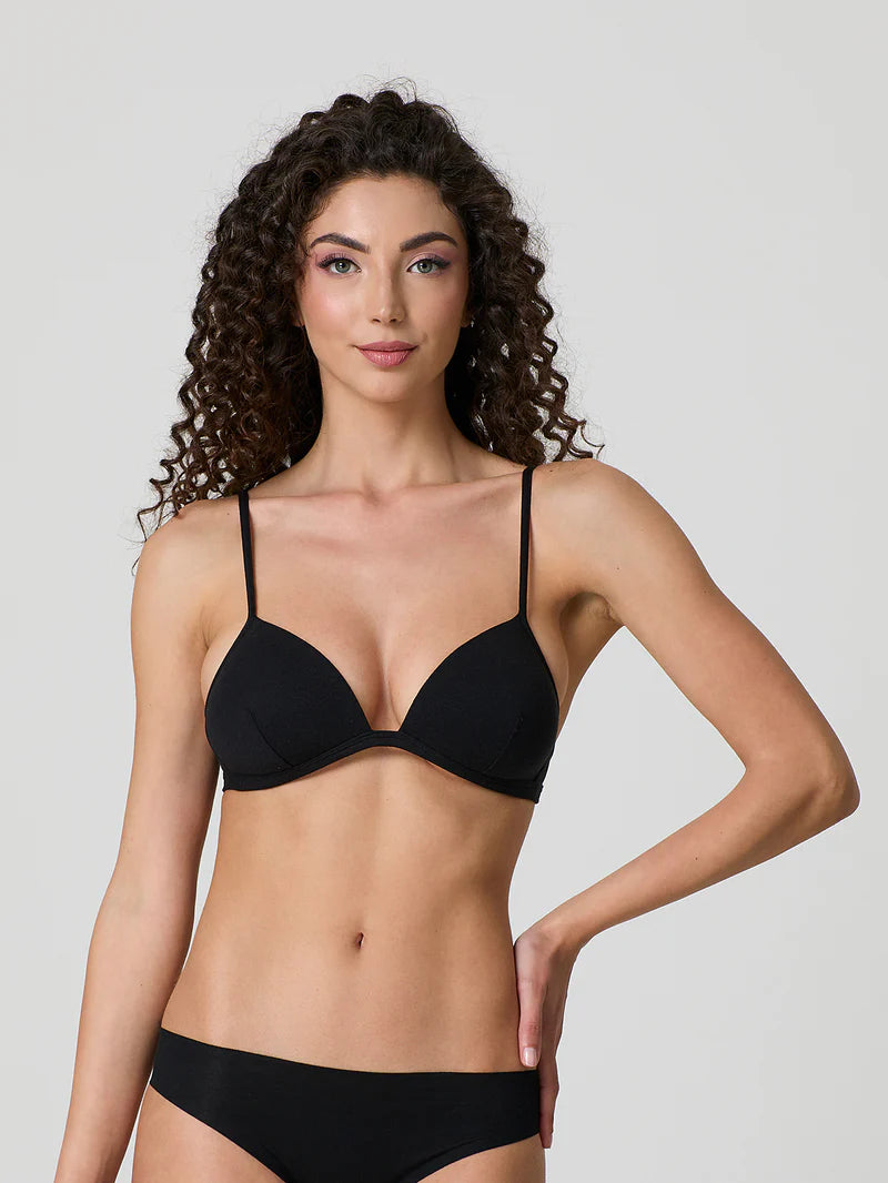 Reggiseno Jadea a triangolo imbottito in cotone modal
