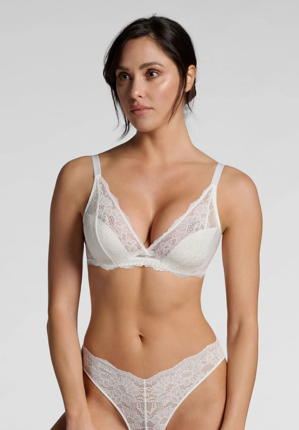 Reggiseno Lepel Balconcino con Ferretto Imbottito in Pizzo Elasticizzato