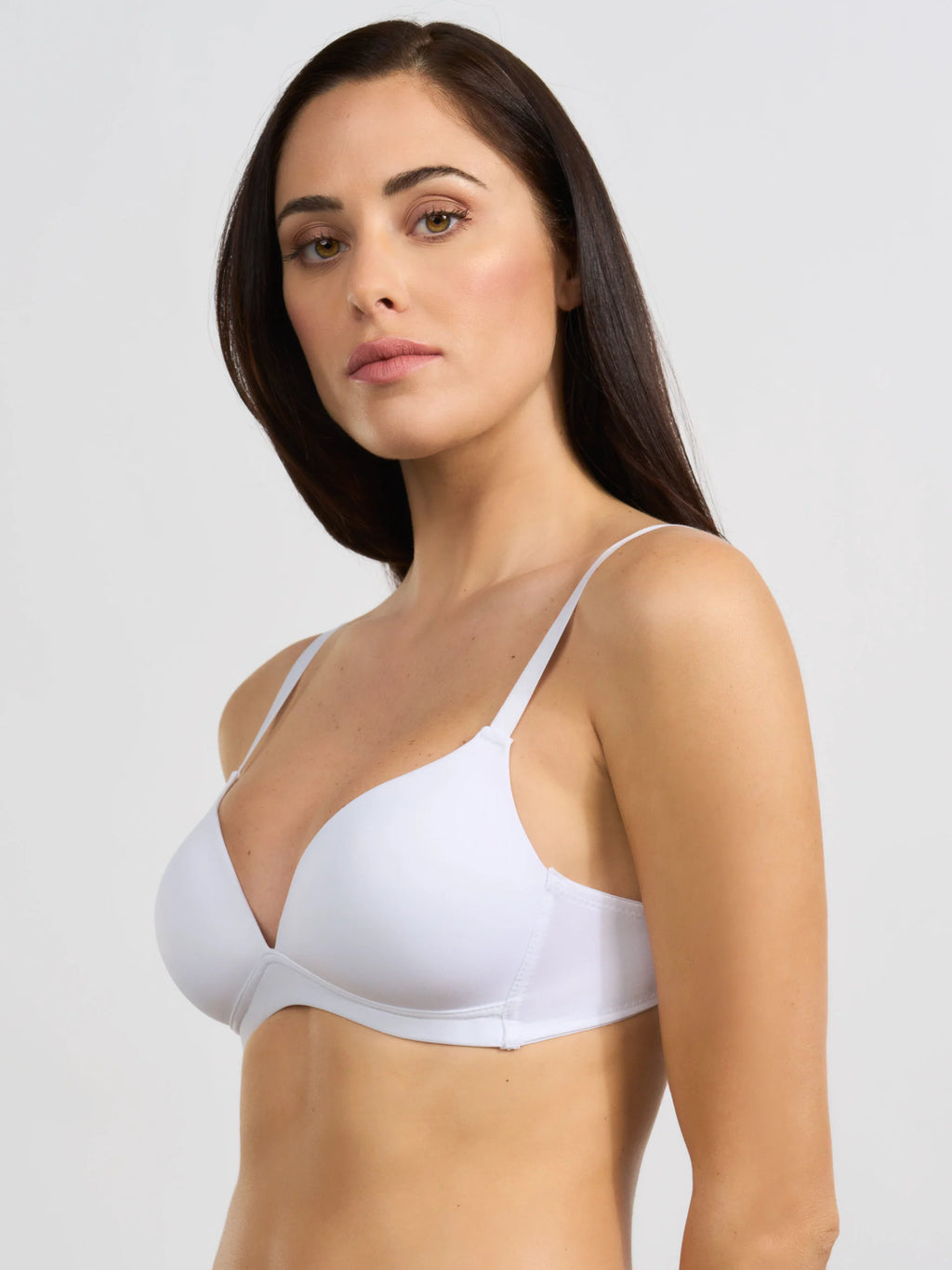 Reggiseno a triangolo imbottito in microfibra elasticizzata