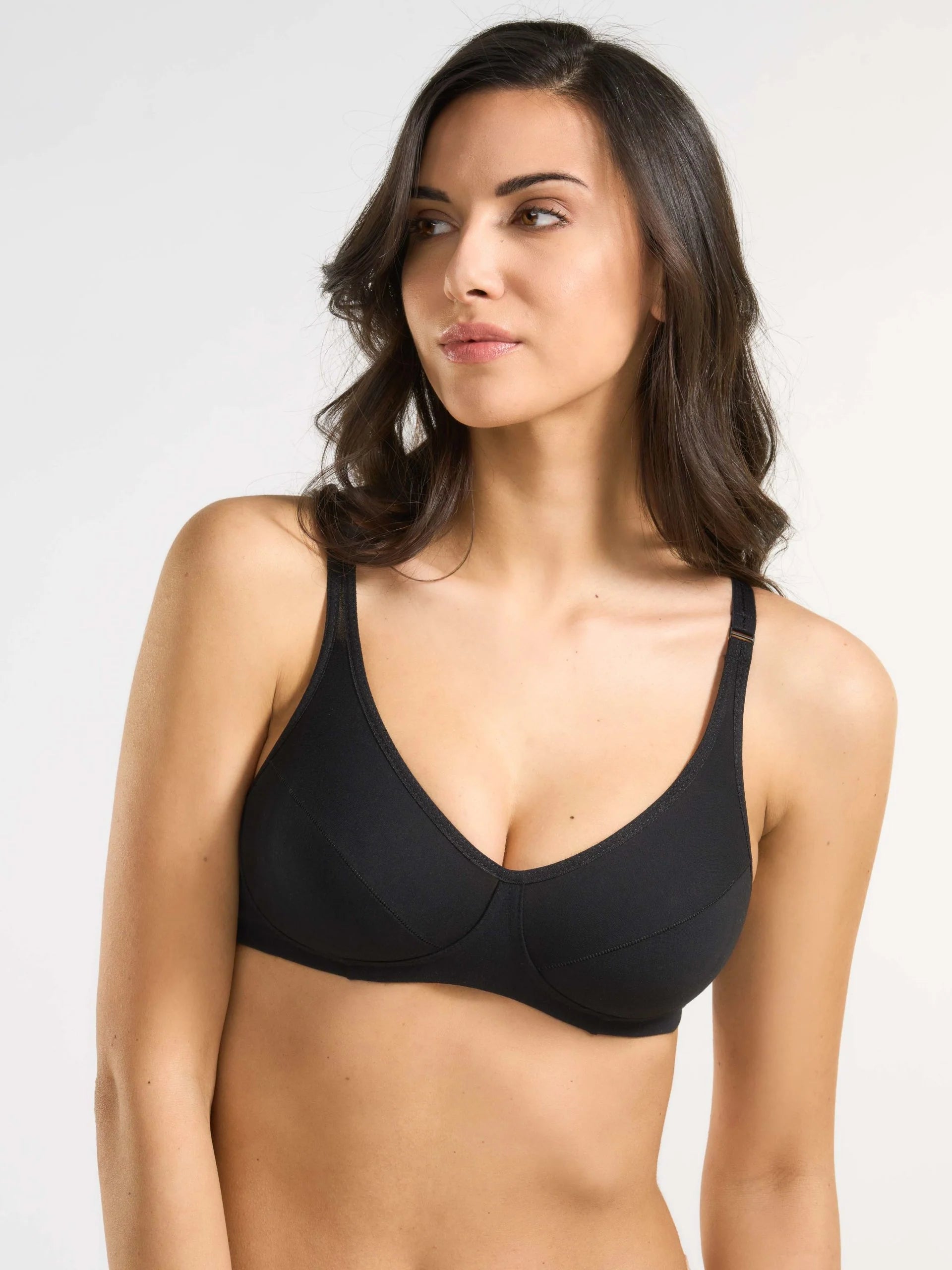 Reggiseno senza ferretto in cotone elastico ecologico