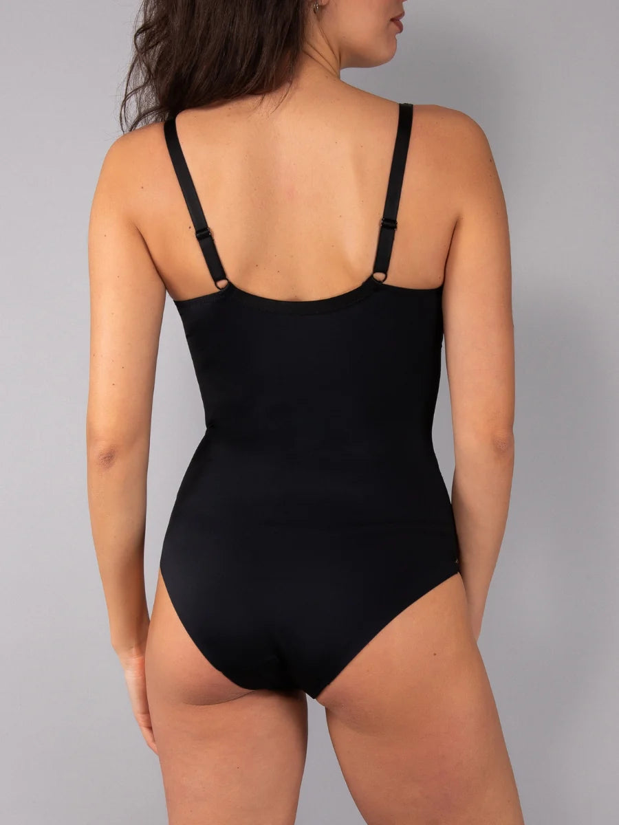 Body Verde Veronica francese con ferretto