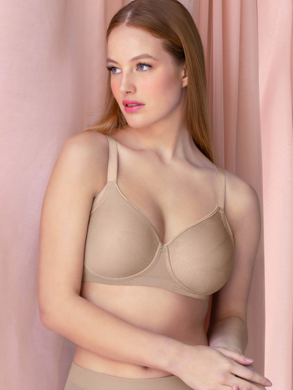 Reggiseno con coppe imbottite senza ferretto - Verde Veronica