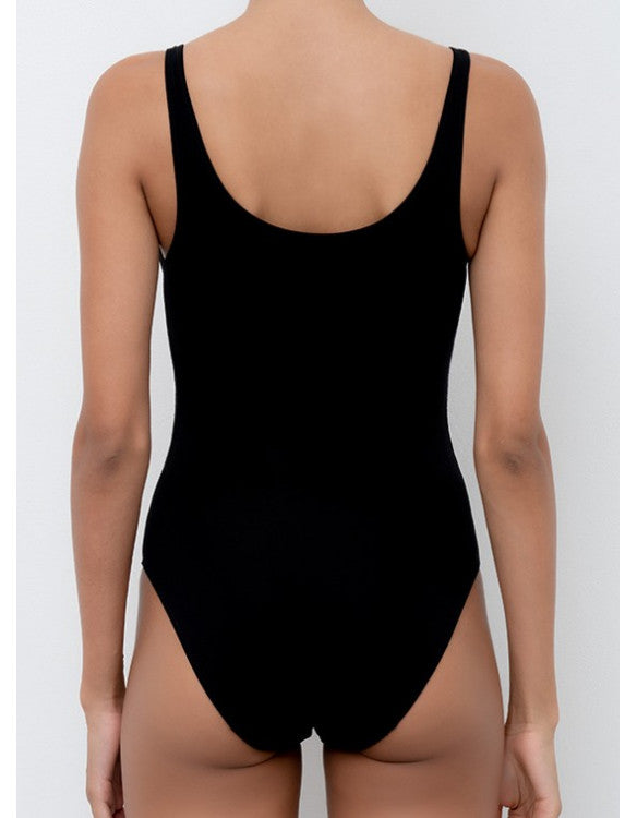 Body Lormar modellante senza ferretto in cotone elasticizzato spalla larga