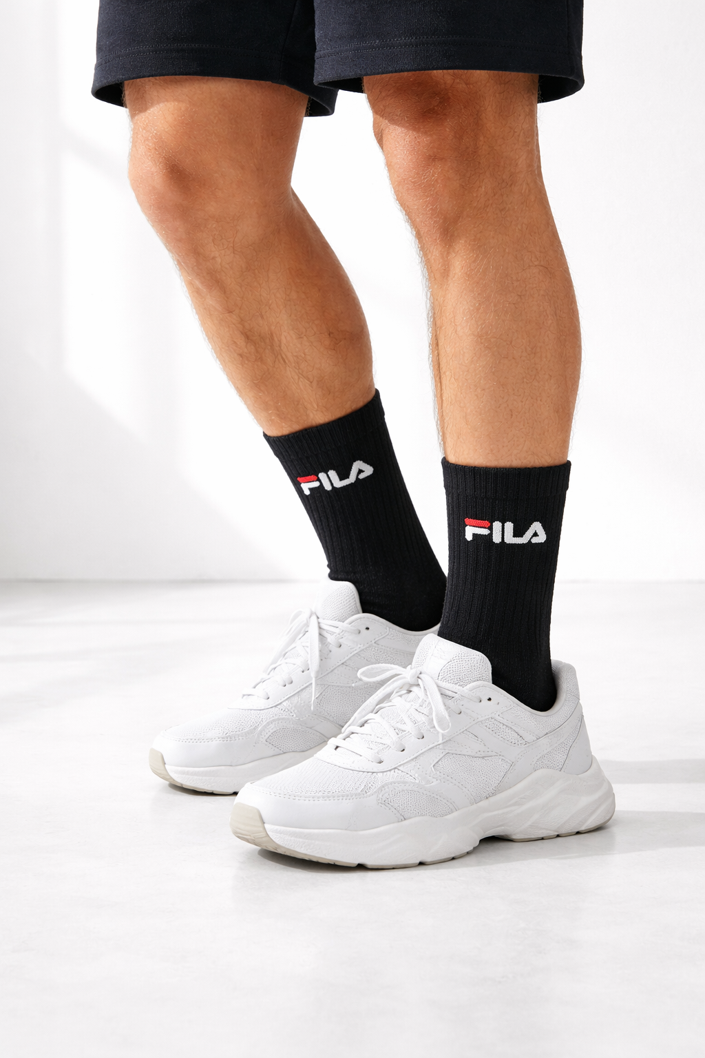 3 Pezzi Calze Fila Tennis in spugna