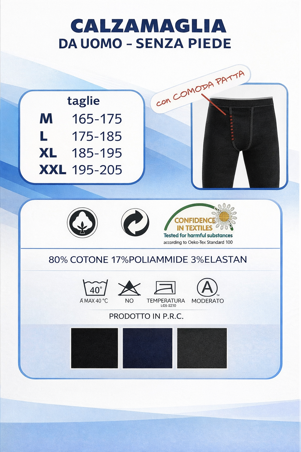 Calzamaglia caldo cotone