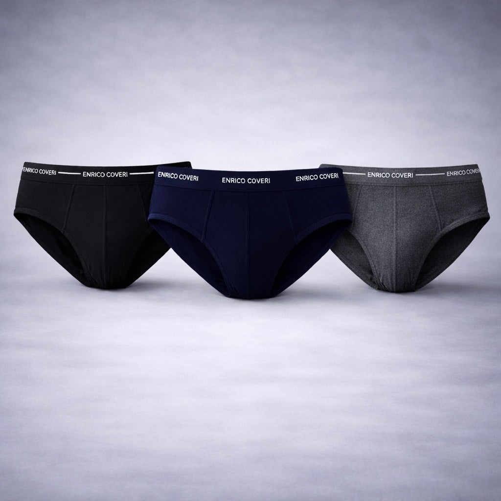 3 Pezzi Slip Enrico Coveri elastico esterno