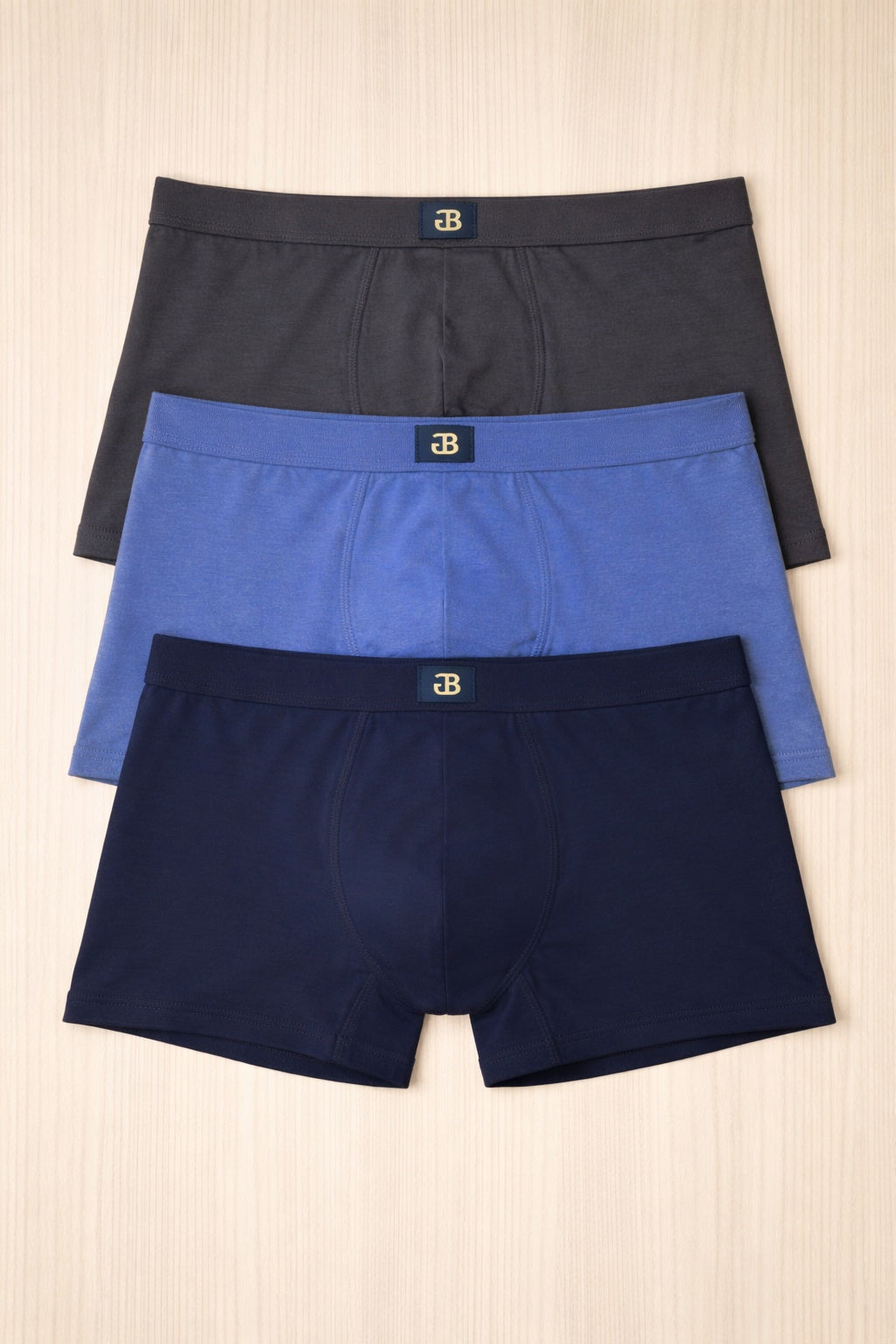 3 Pezzi Boxer in morbido cotone elasticizzato