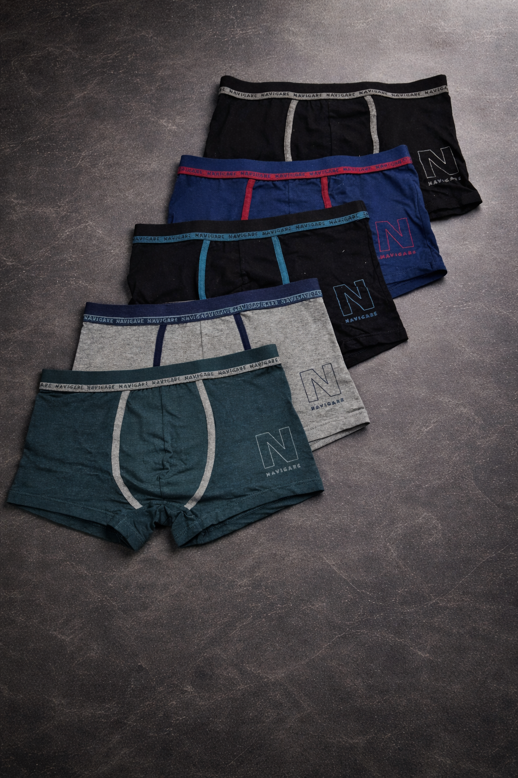 3 Pezzi Boxer Navigare Stampati