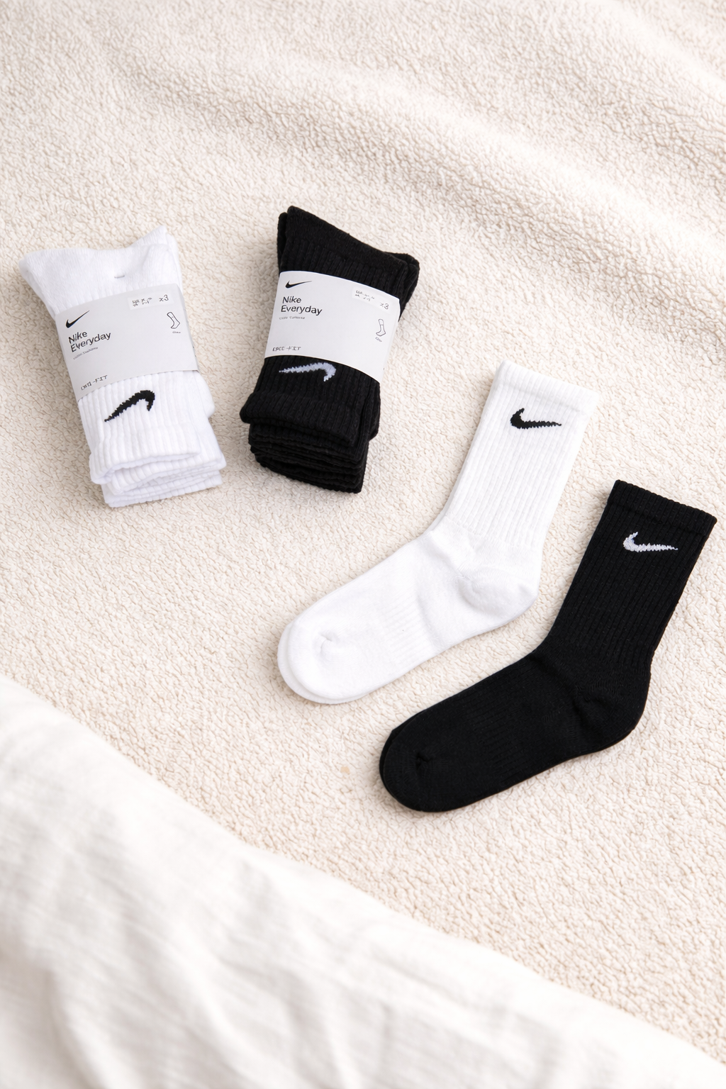 3 Pezzi Calze Nike in spugna