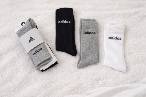 3 Pezzi Calze Adidas in spugna