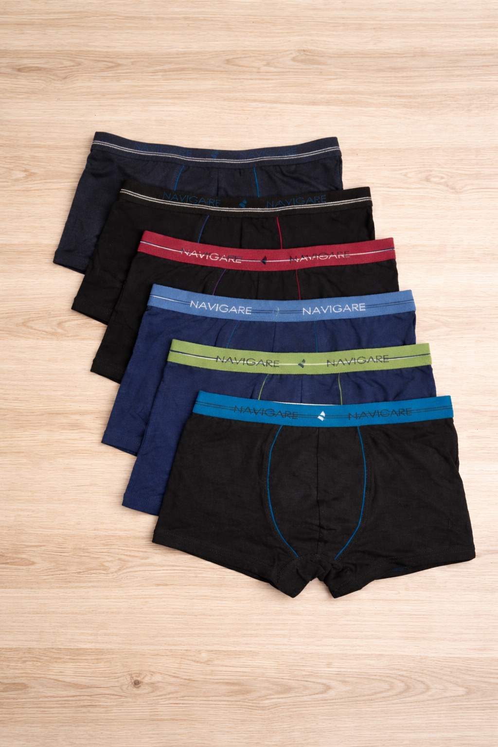 3 Pezzi Boxer Navigare colori moda